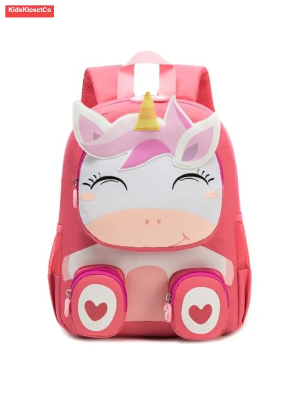 Toddler Unicorn Backpack for Girls 2-5 - Waterproof School Bag with Chest Buckle